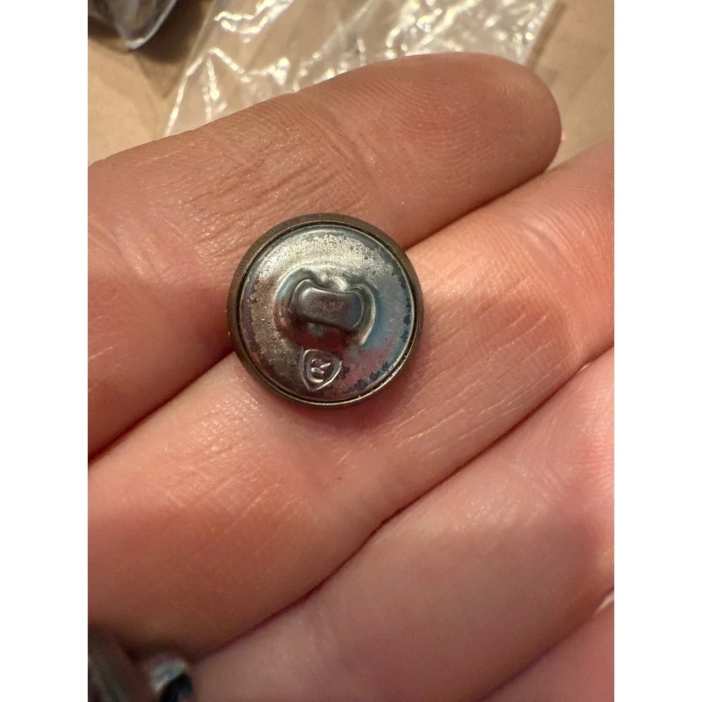 Antique Metal Shank Buttons Vintage Look Ornate Design Price is Per Button‎